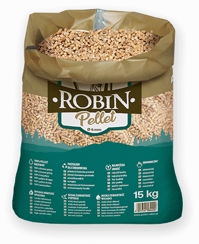 worek pelletu opałowego Robin do kupienia w Górowie Iławieckim lub sklepie internetowym
